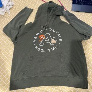 Green Aeropostale Hoodie, Size Large, used but good condition. Original Price:$5